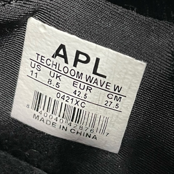 APL Athletic Propulsion Labs Women's TechLoom Wave Black / Black Size 11 - Picture 4 of 12